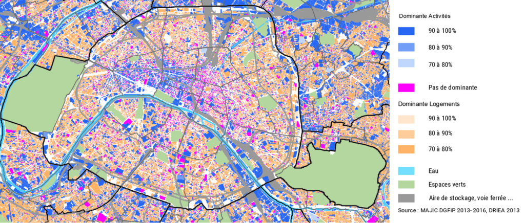 Mixité entre surfaces affectée aux logements et aux locaux d’activité