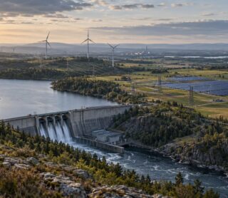 Panorama des moyens de production d electricite hydraulique eolien solaire nucleaire