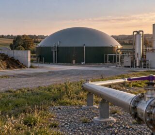 Unite de production de biomethane en France