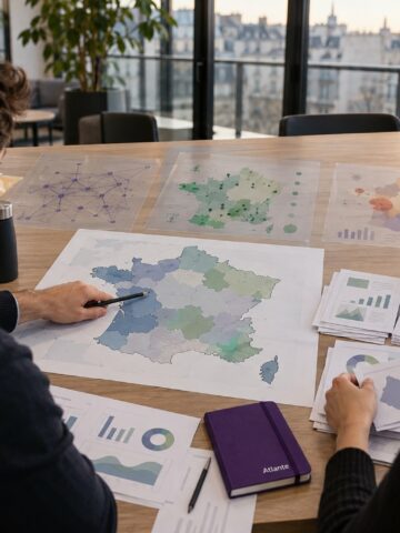 Carte et analyse des enjeux energetiques des regions francaises