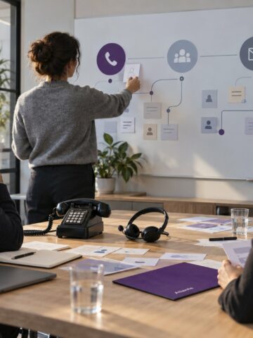 Centre de relation client multicanal